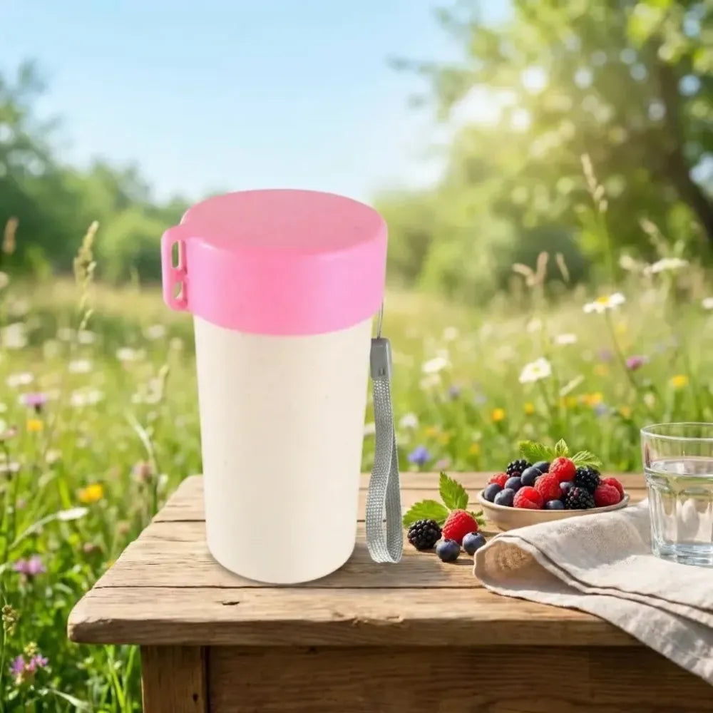 Wheat straw travel coffee cup - home & kitchen