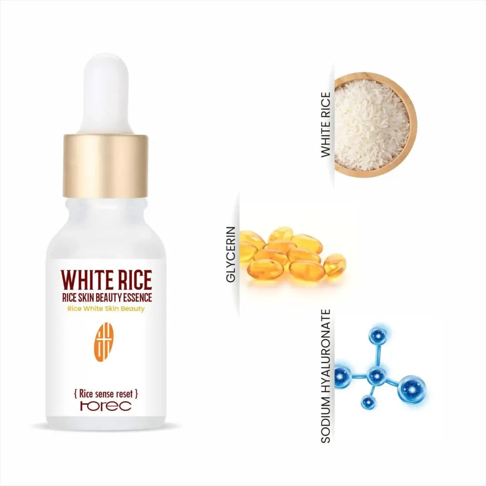 White rice face serum (pack of 2)