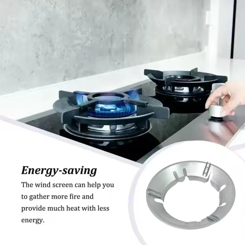 Windproof gas burner cover - kitchen tool