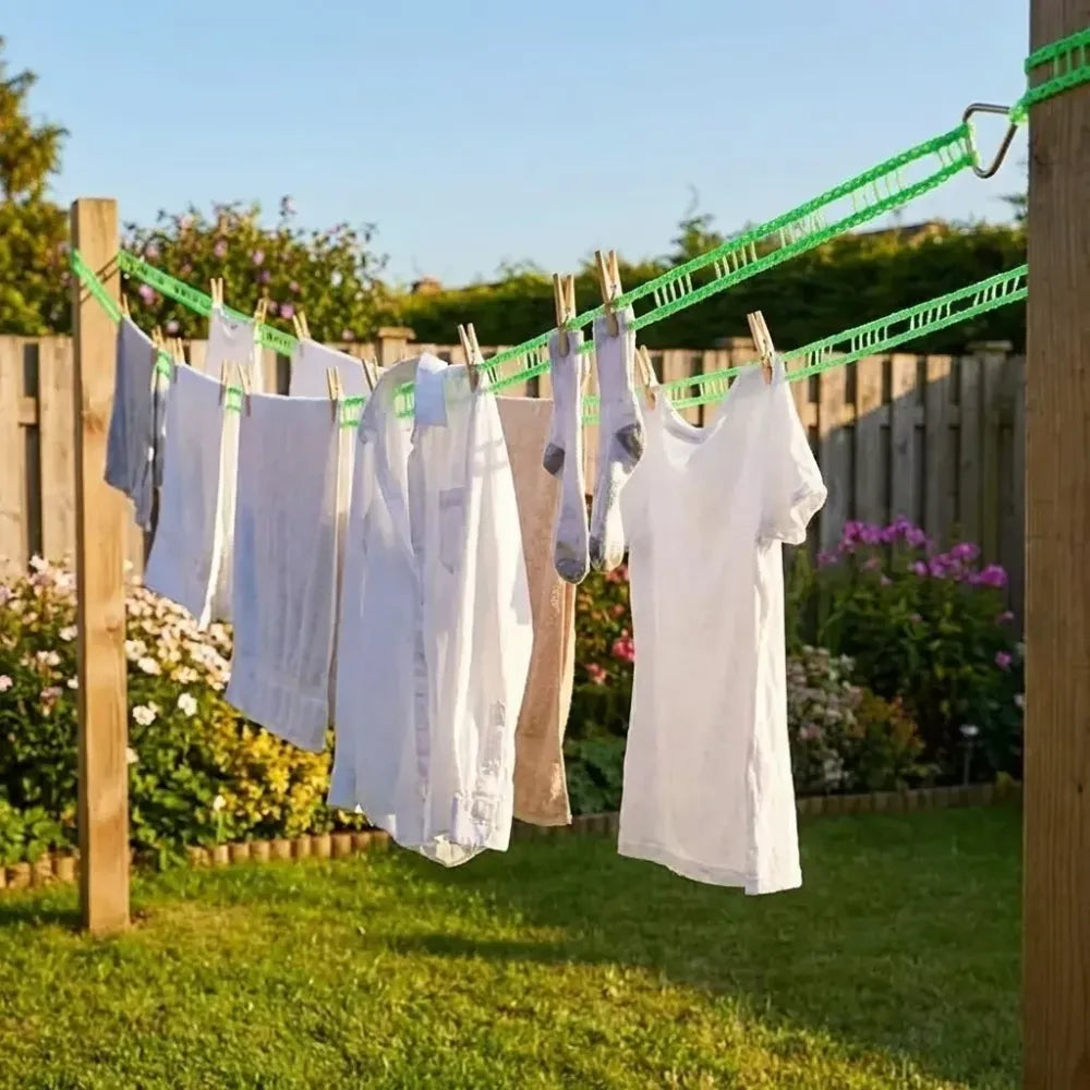 Windproof nylon clothesline – pack of 2