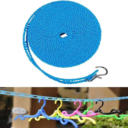 Windproof nylon clothesline – pack of 2
