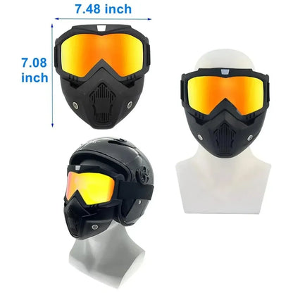 Windproof uv-protected motorcycle goggles - automotive