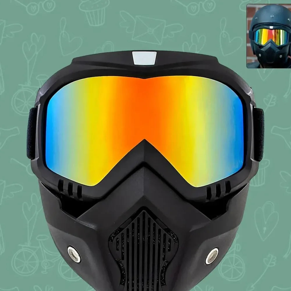 Windproof uv-protected motorcycle goggles - automotive