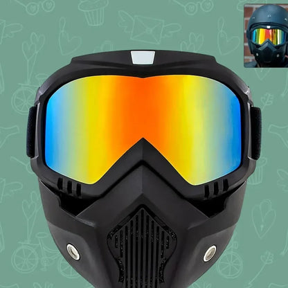 Windproof uv-protected motorcycle goggles - automotive