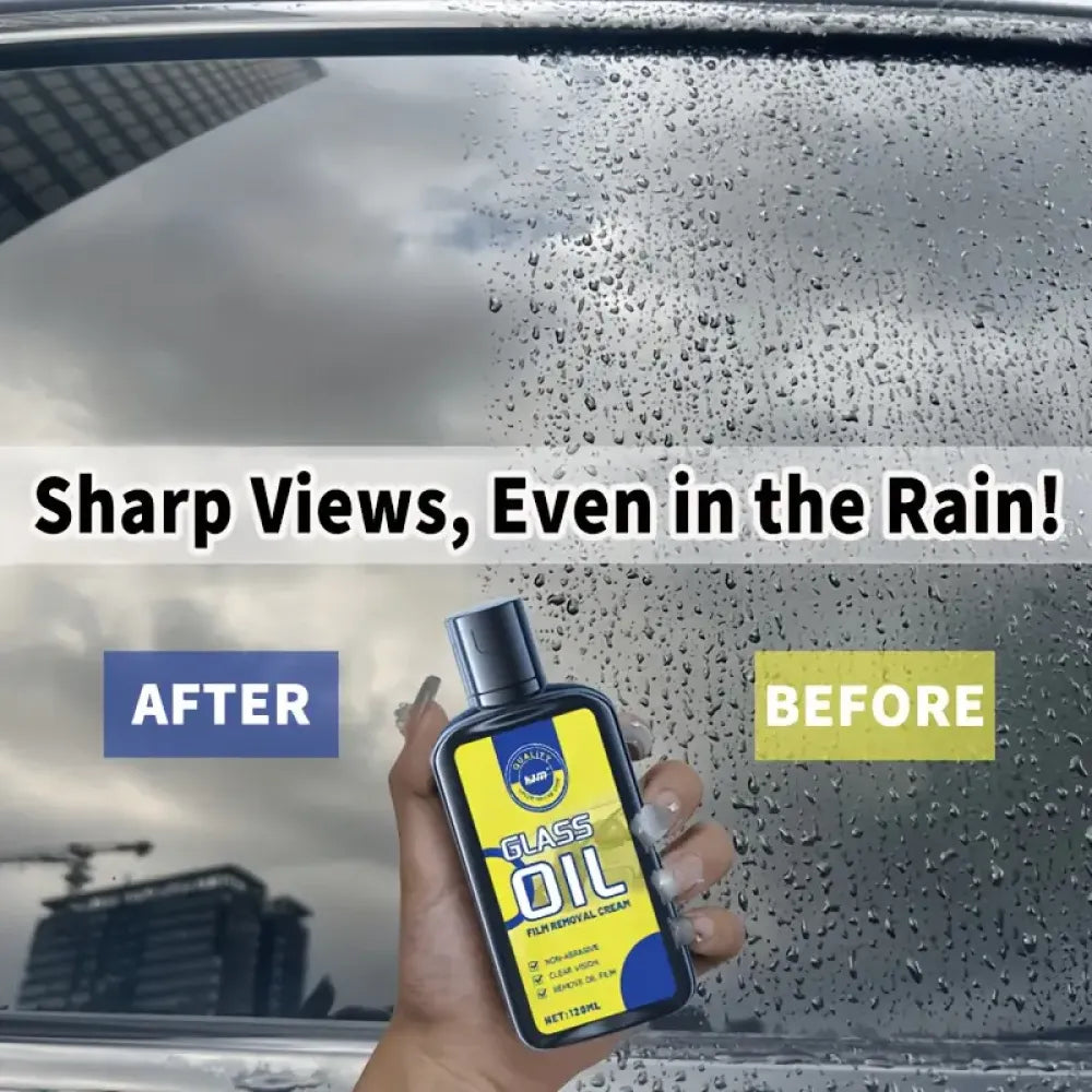 Windshield oil film remover - car and bike accessories