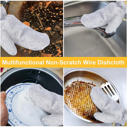 Wire dishwashing gloves (pack of 2)