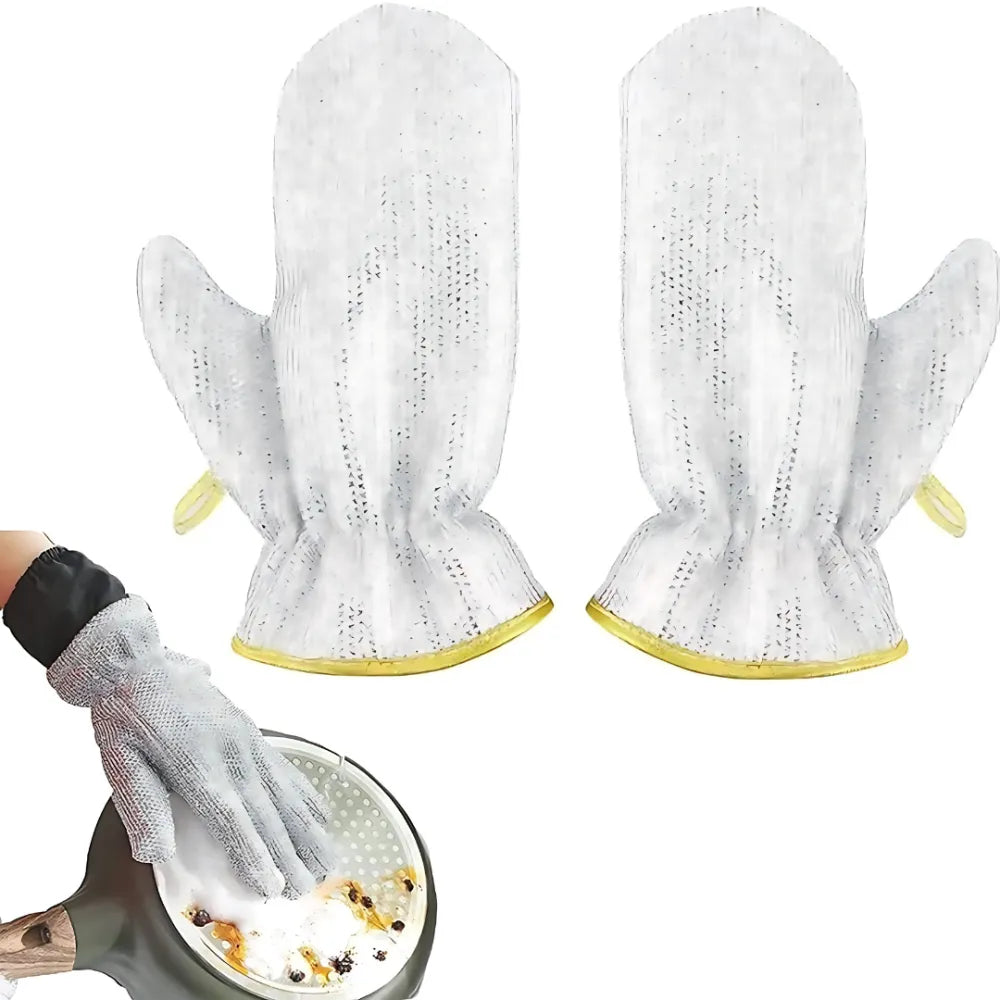 Wire dishwashing gloves (pack of 2)