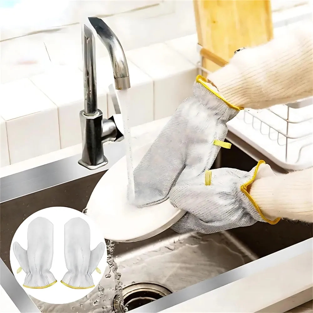 Wire dishwashing gloves (pack of 2)