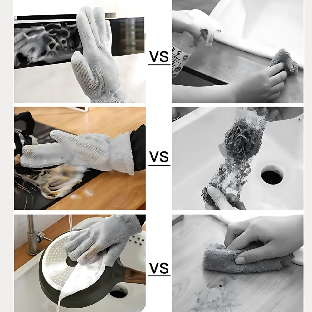 Wire dishwashing gloves (pack of 2)