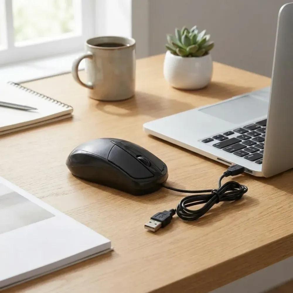 Wired optical mouse - accessories