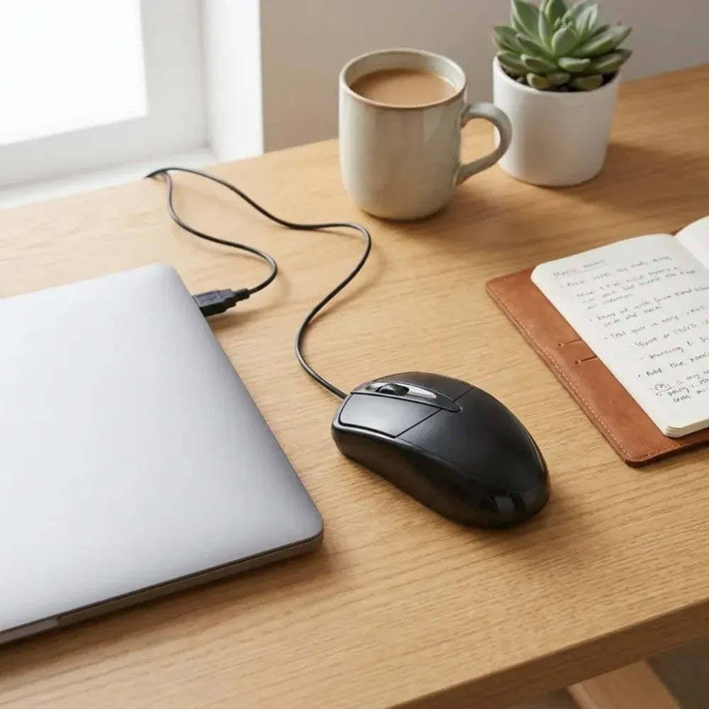 Wired optical mouse - accessories