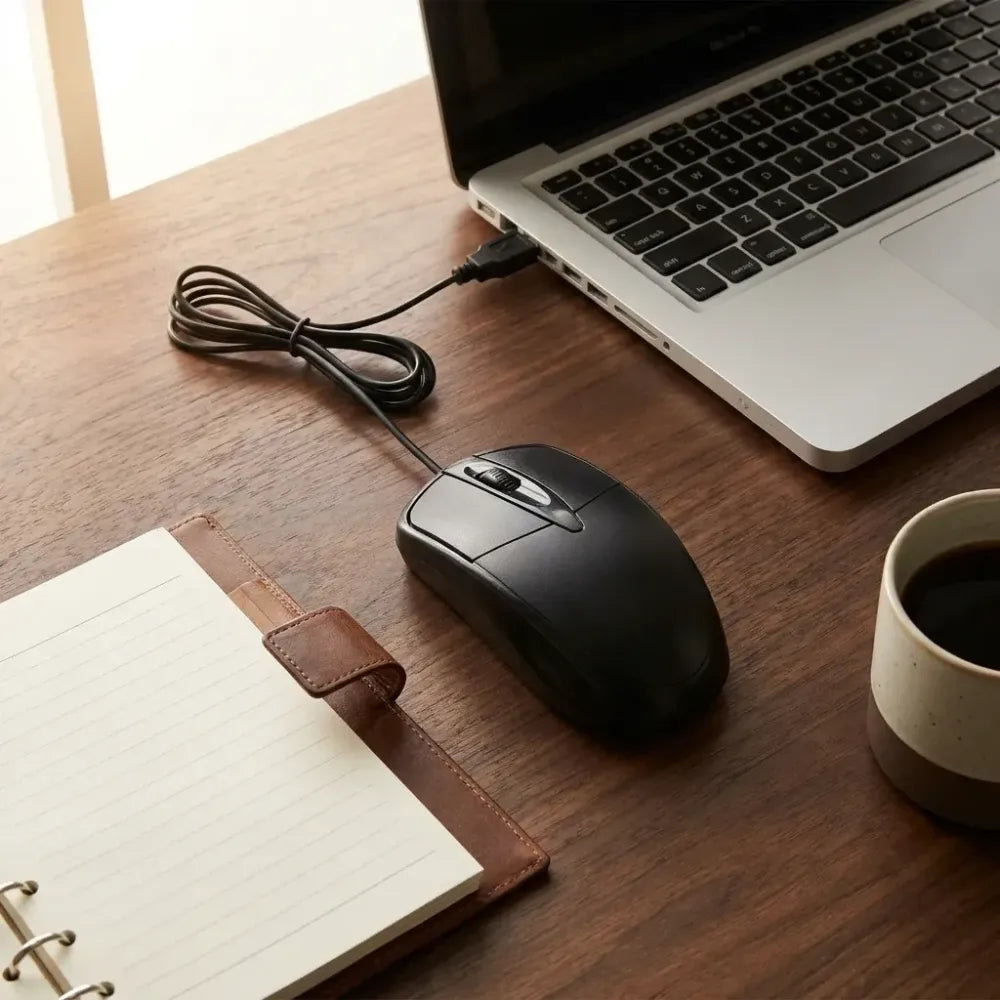 Wired optical mouse - accessories