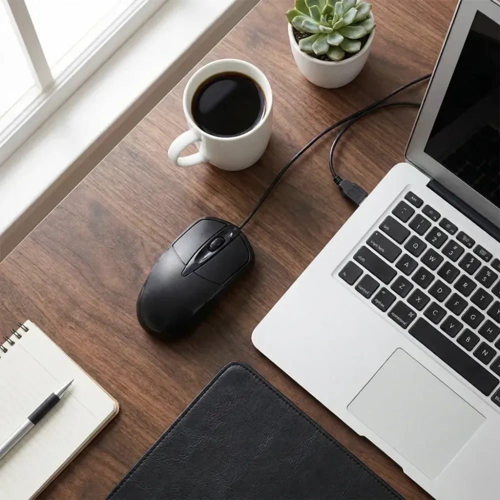 Wired optical mouse - accessories