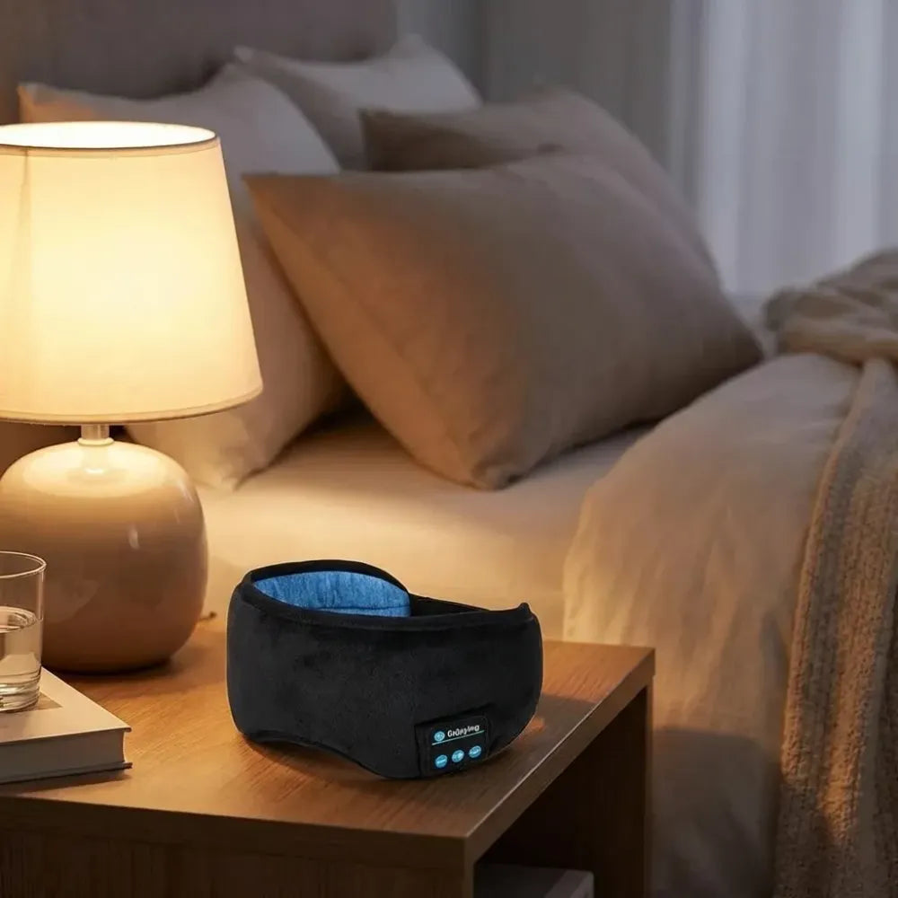 Wireless bluetooth eye mask with music