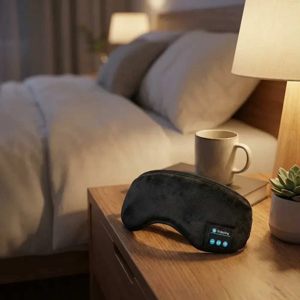 Wireless bluetooth eye mask with music