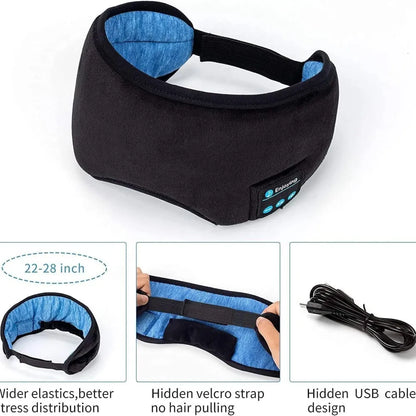 Wireless bluetooth eye mask with music