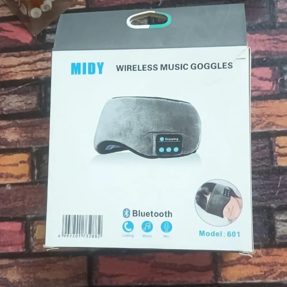 Wireless bluetooth eye mask with music