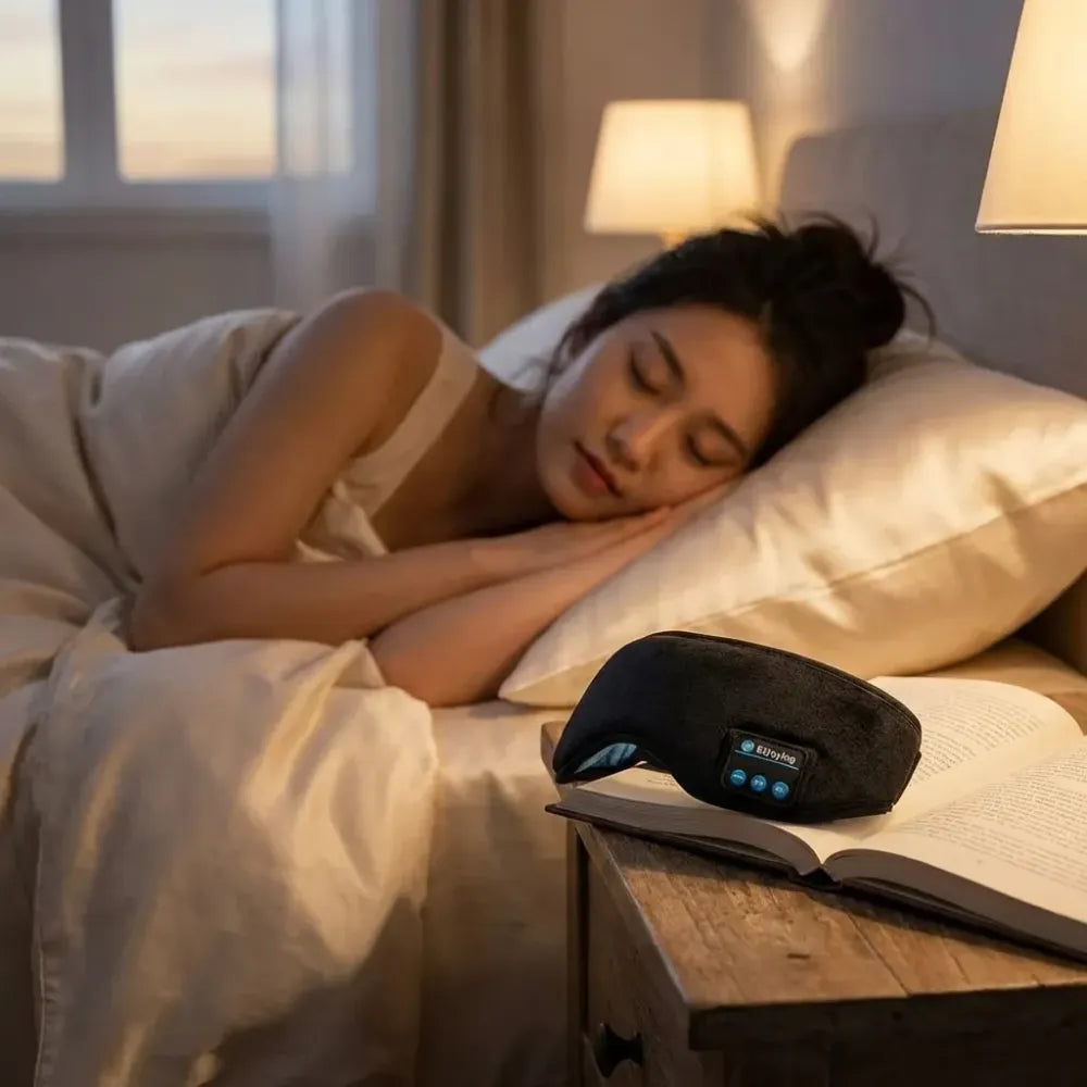 Wireless bluetooth eye mask with music