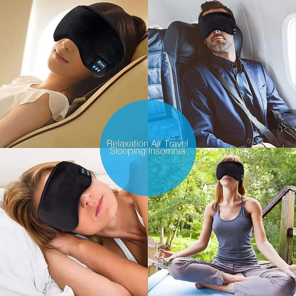 Wireless bluetooth eye mask with music