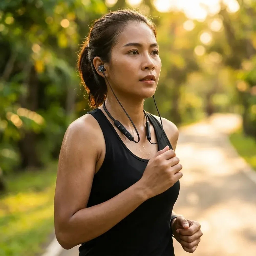 Wireless bluetooth stylish look neckband