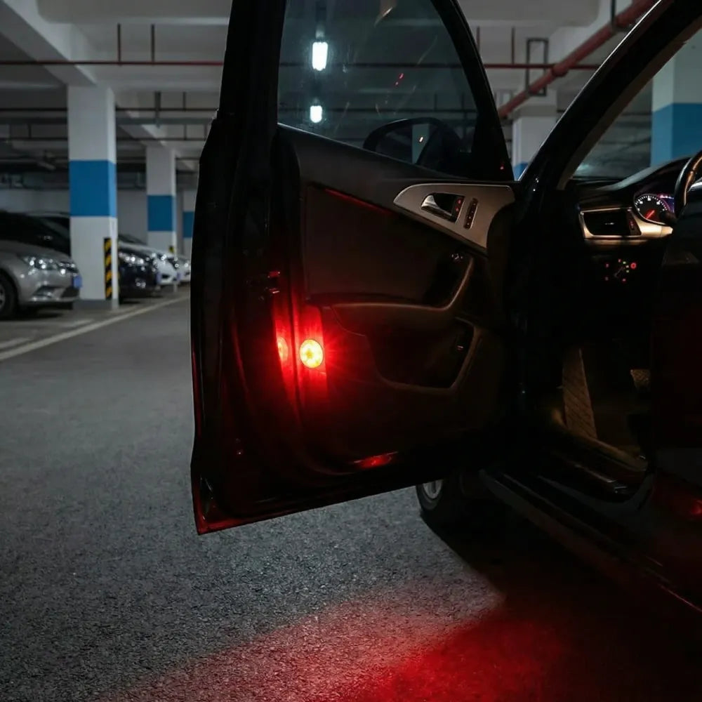Wireless door projector lights
