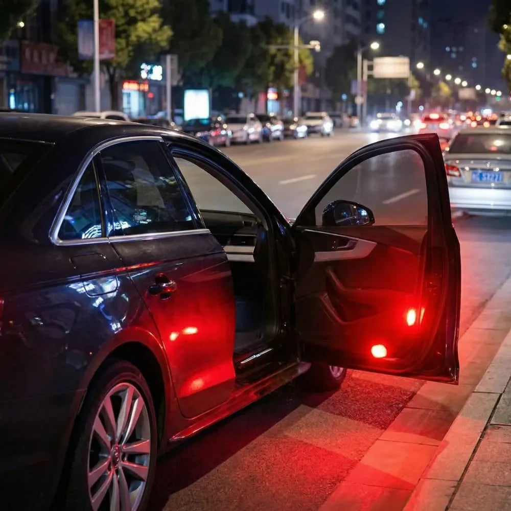 Wireless door projector lights