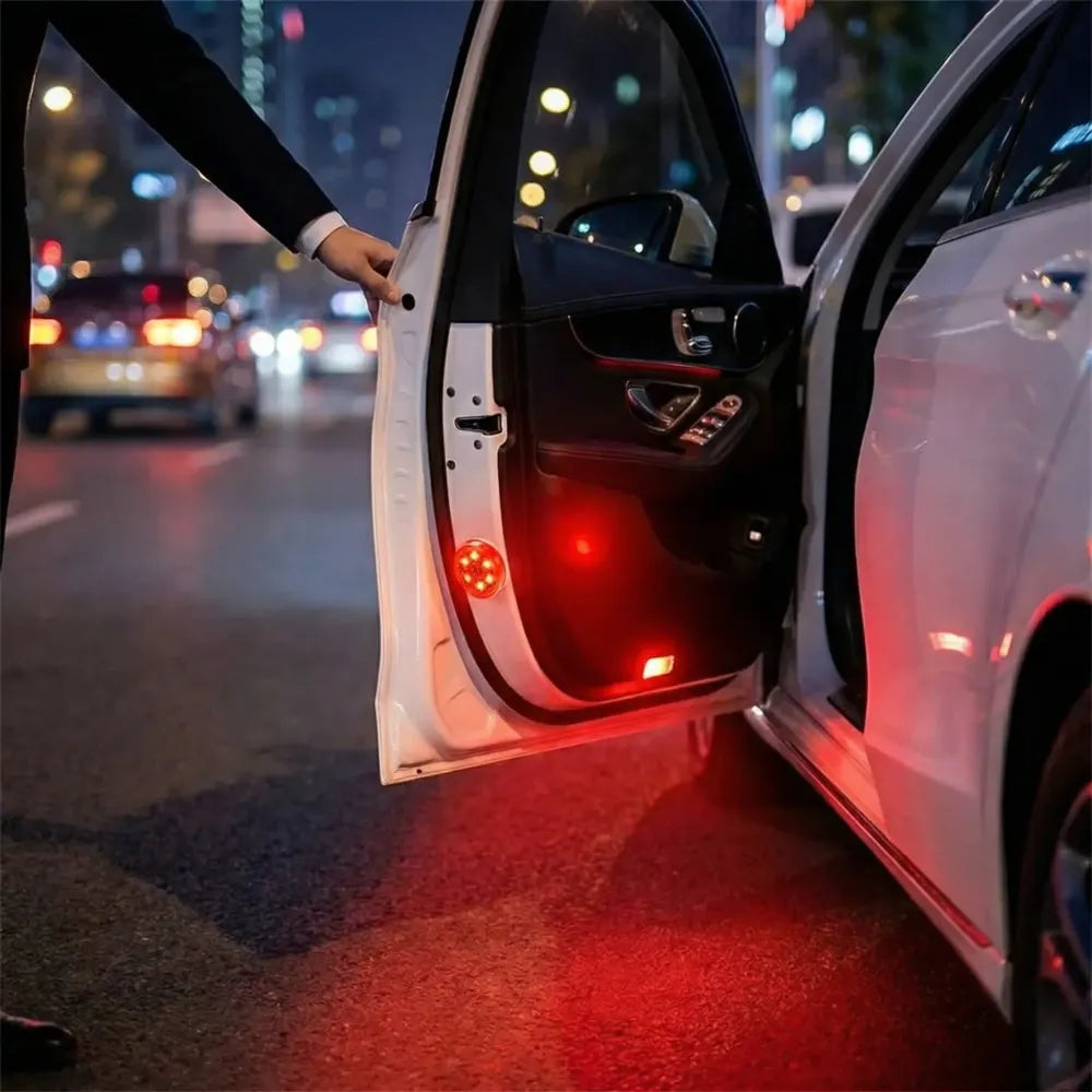 Wireless door projector lights