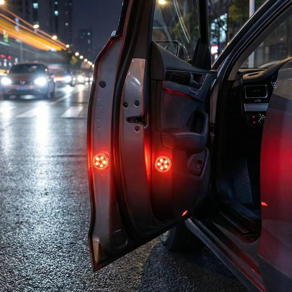 Wireless door projector lights