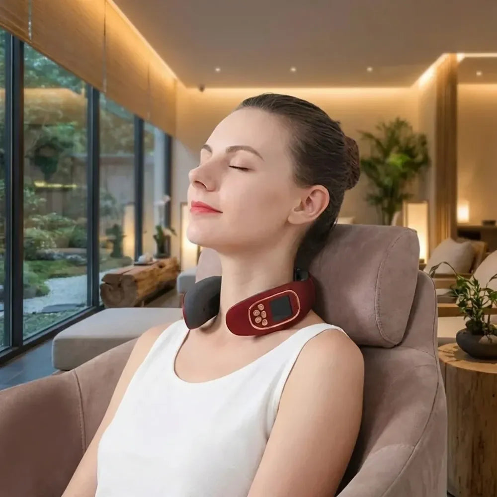 Wireless neck & back massager - health beauty