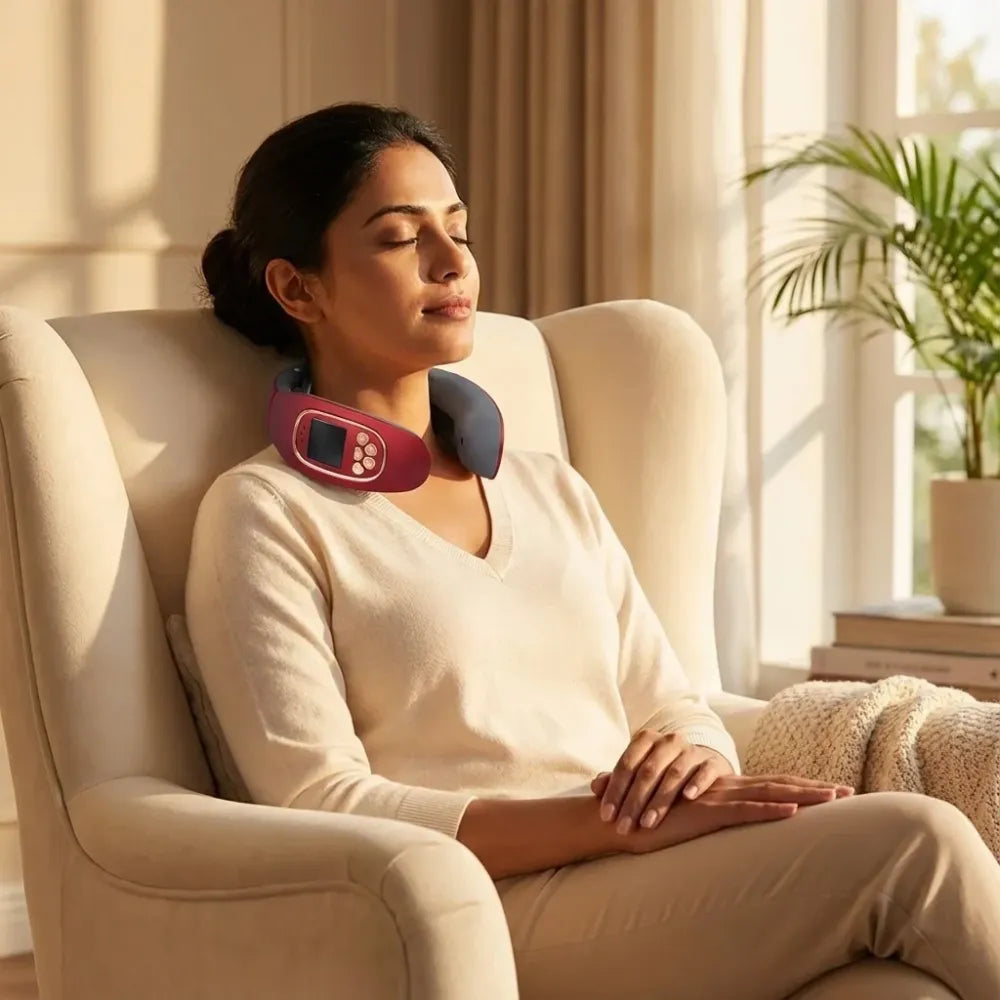 Wireless neck & back massager - health beauty