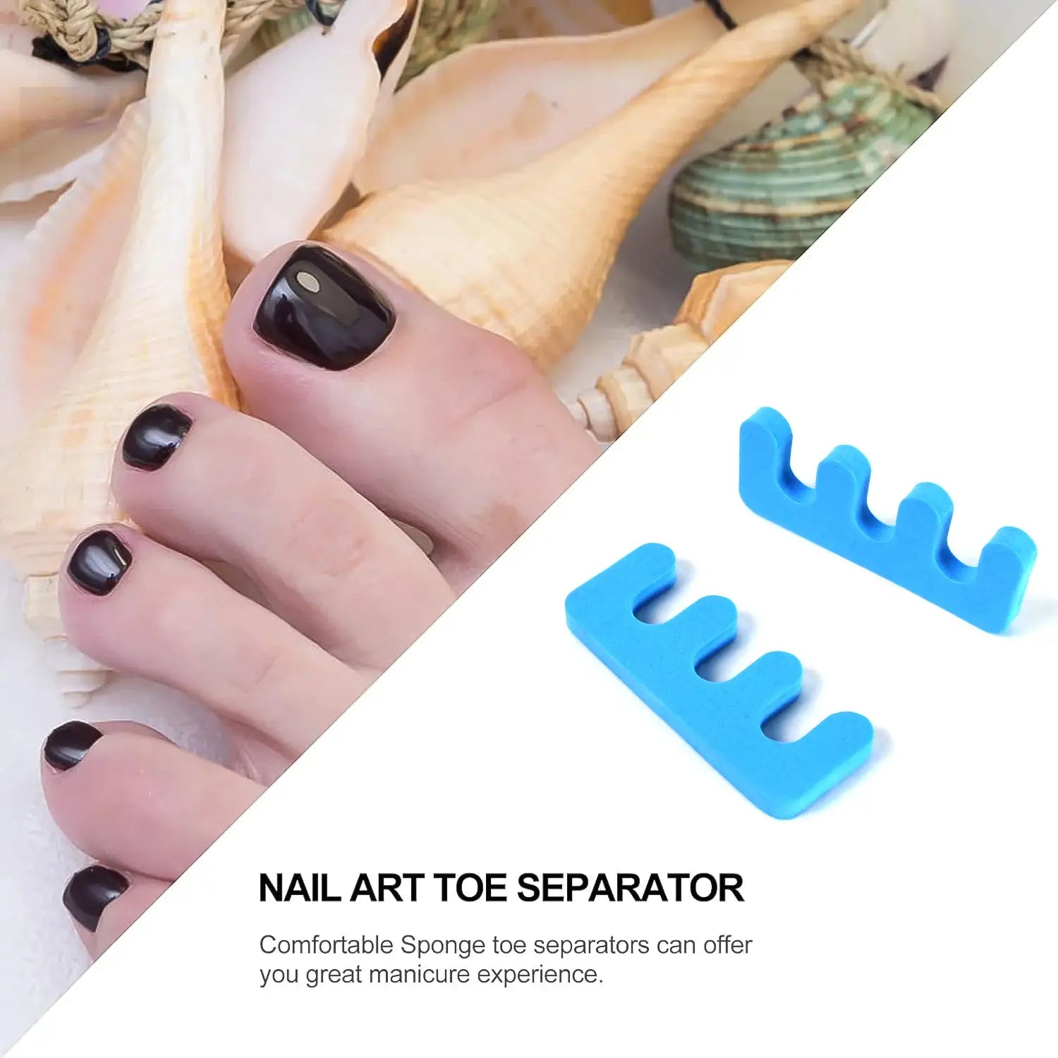 Comfortable toe separators for pedicures