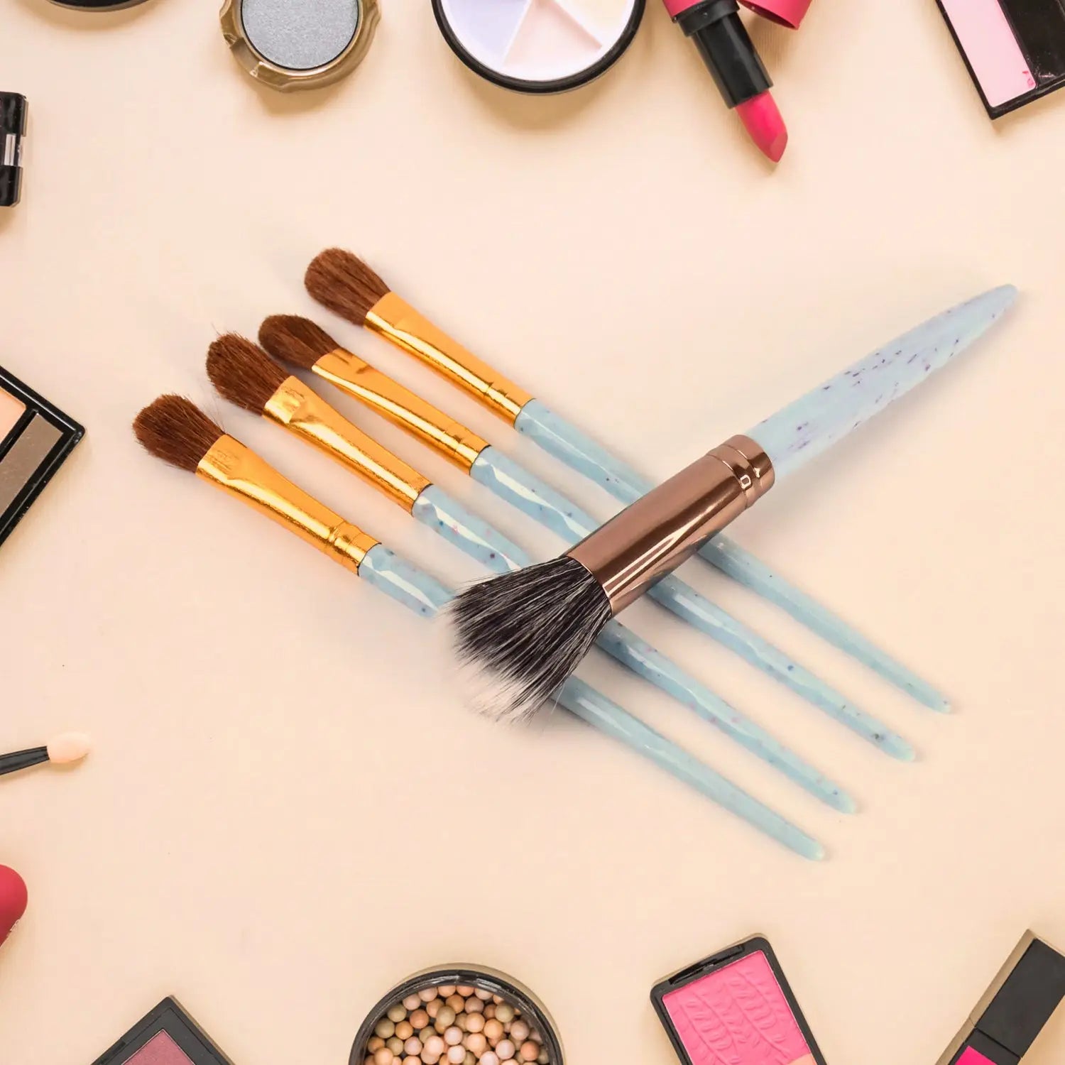 Pro makeup brush kit