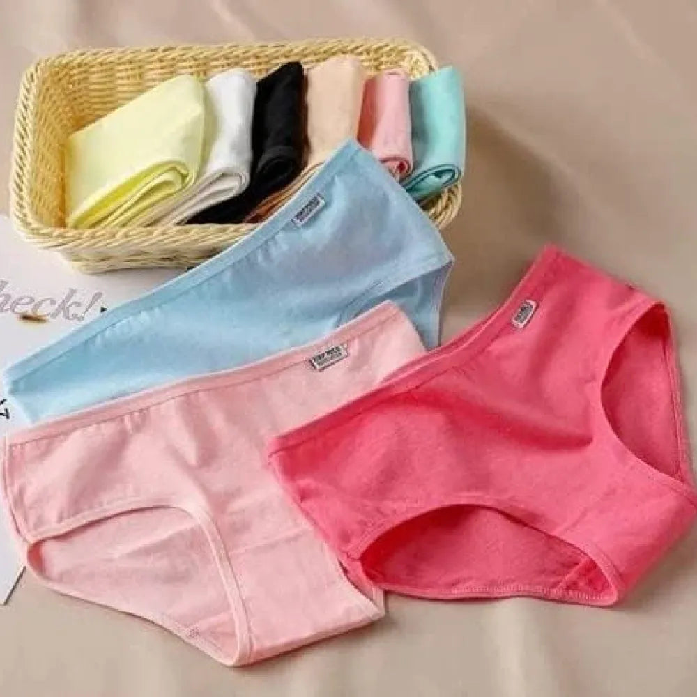 Women’s cotton briefs – pack of 4