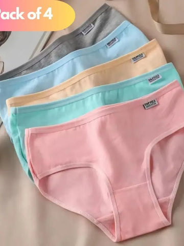 Women’s Cotton Briefs – Pack of 4