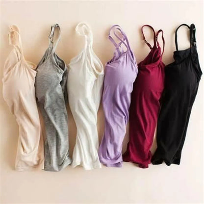 Women’s loose cami with built-in tank top (pack of 2)