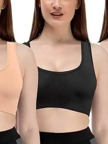 Women's Multicolor Air Bra – Pack of 3