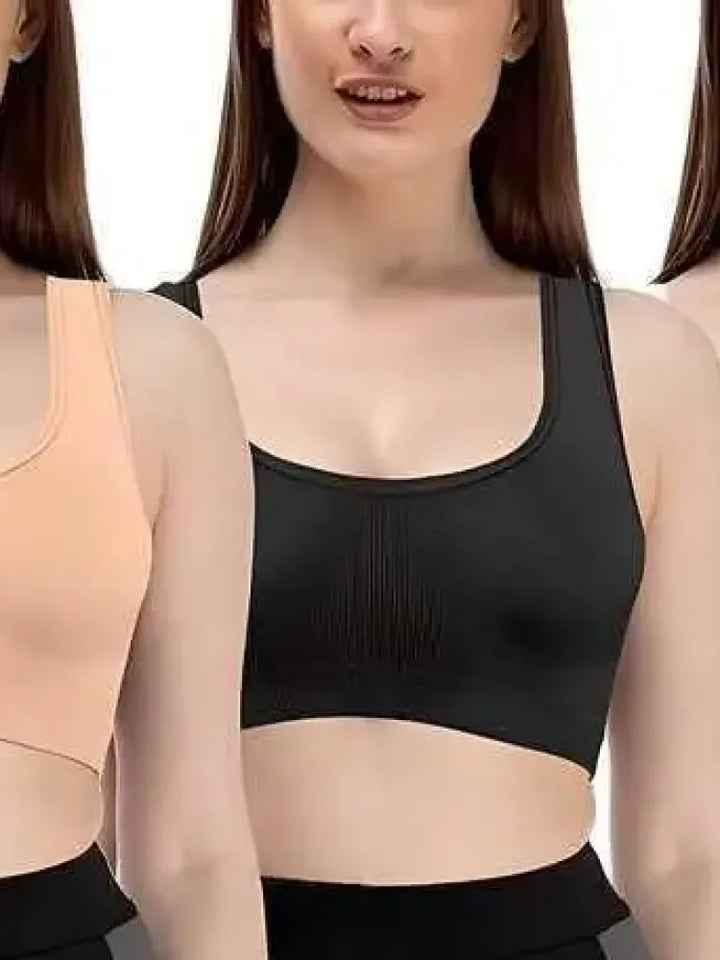 Women's Multicolor Air Bra – Pack of 3