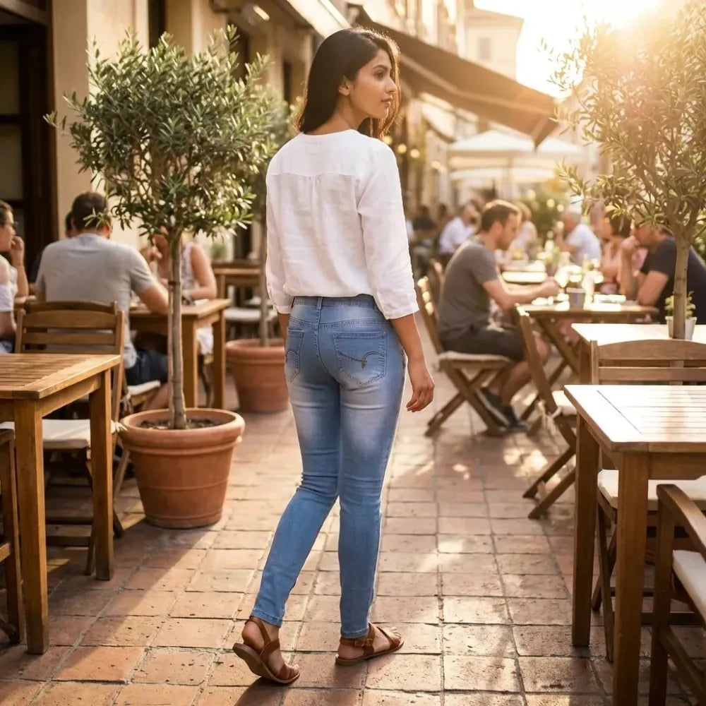Women’s slim fit denim jeans