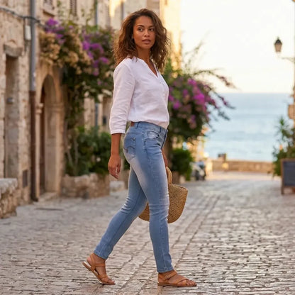 Women’s slim fit denim jeans