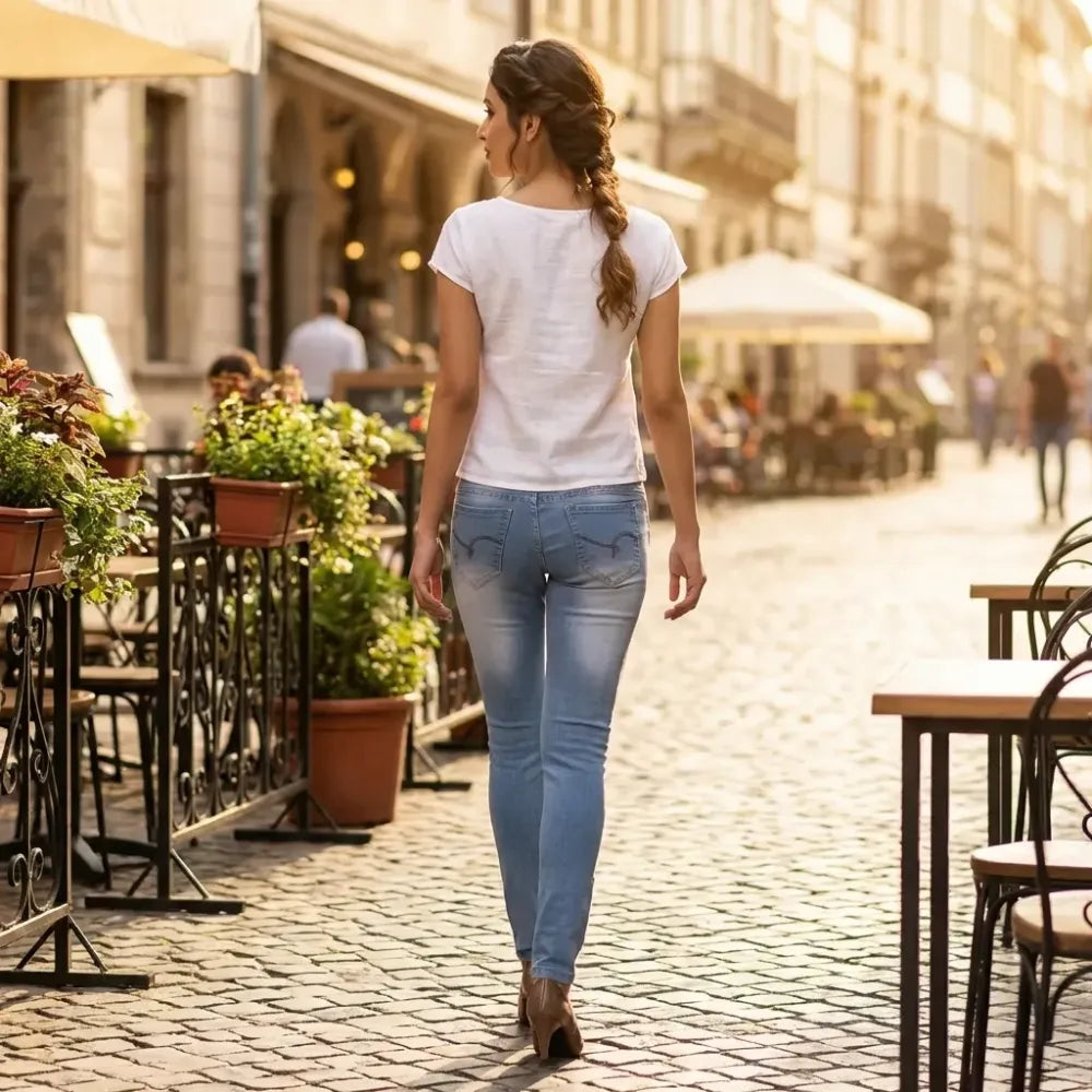 Women’s slim fit denim jeans