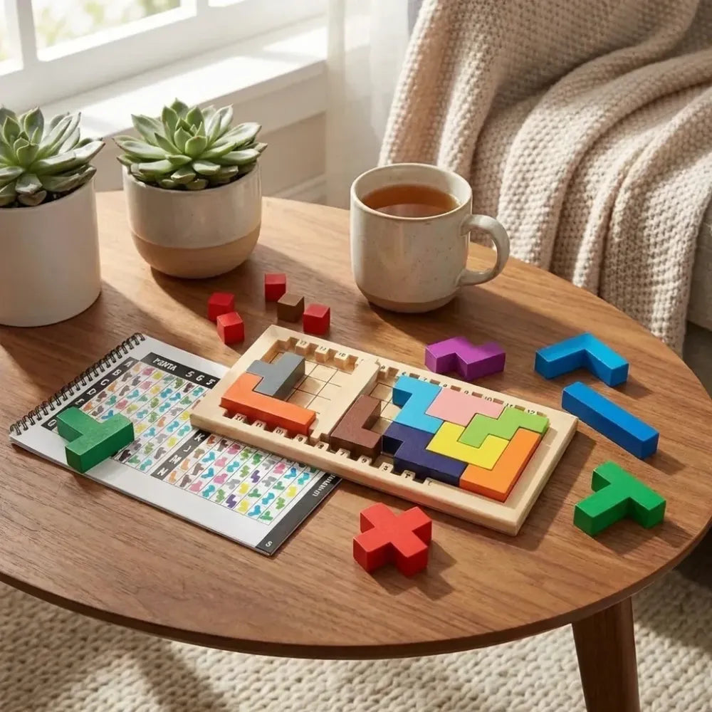 Wooden baby mind game - toys