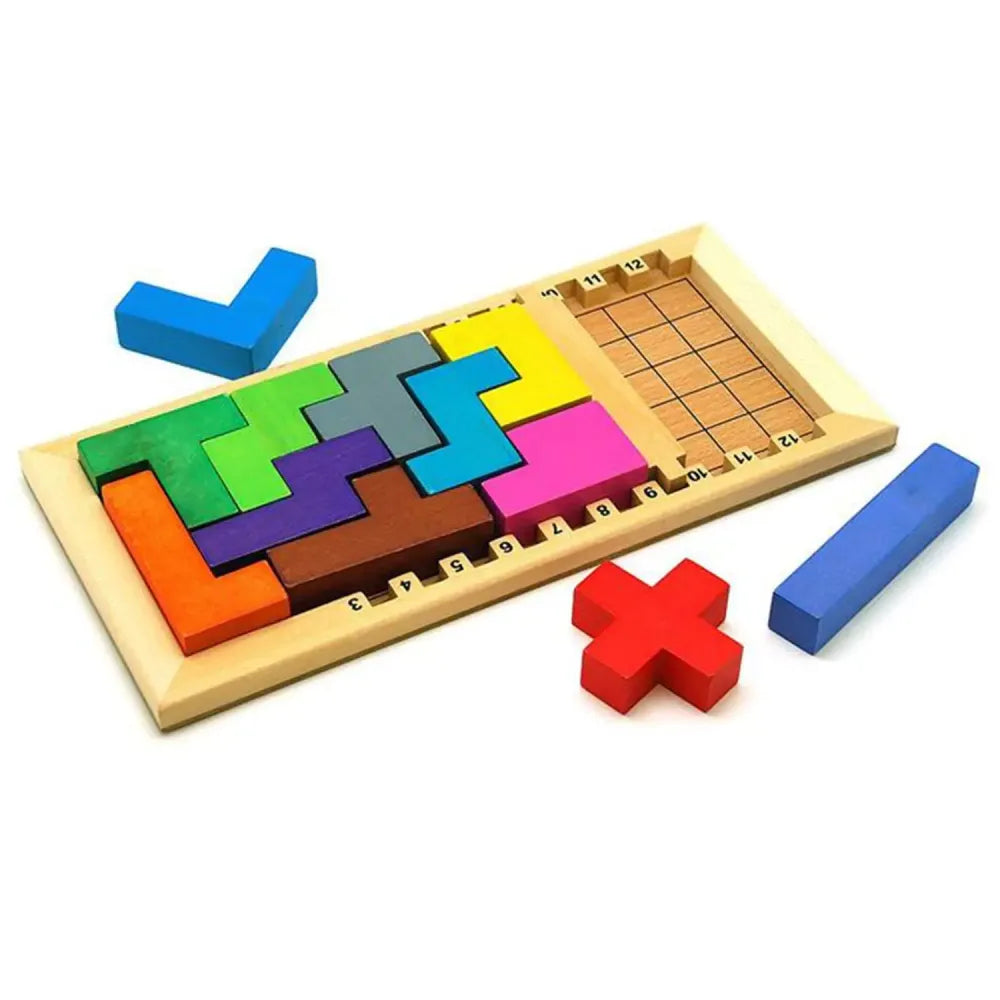 Wooden baby mind game