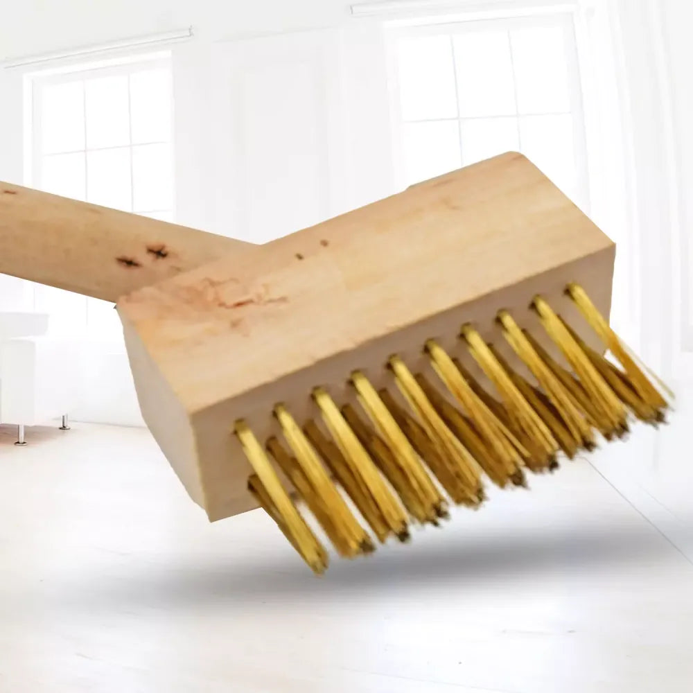 Wooden block paving brush - home improvement