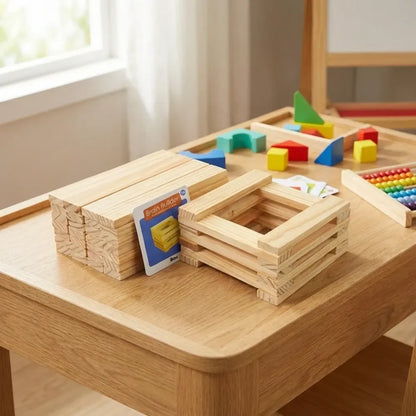 Wooden brain puzzle set - toys