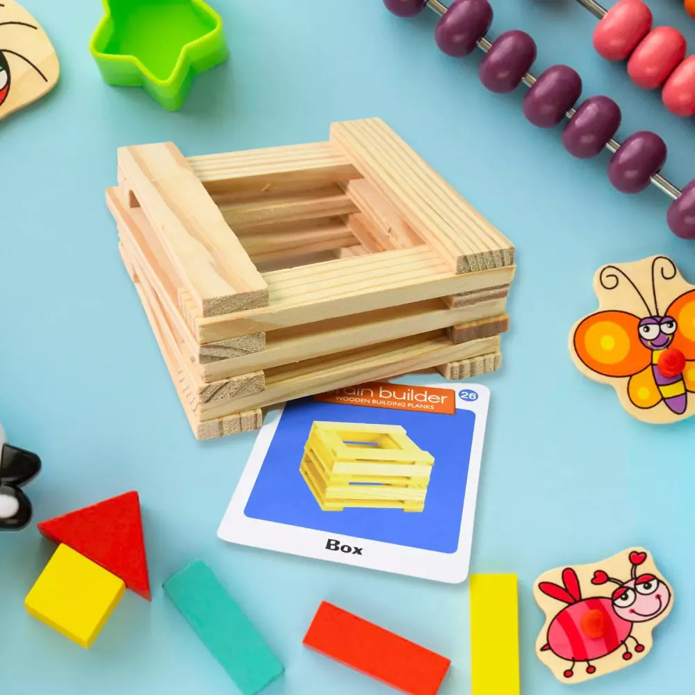 Wooden brain puzzle set