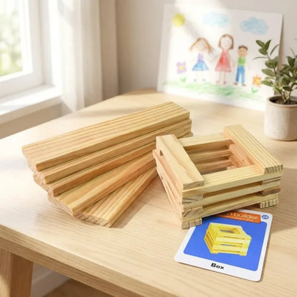 Wooden brain puzzle set - toys