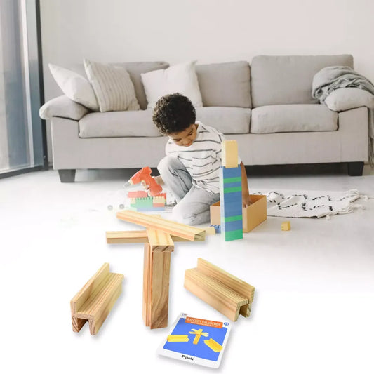 Wooden brain puzzle set - toys