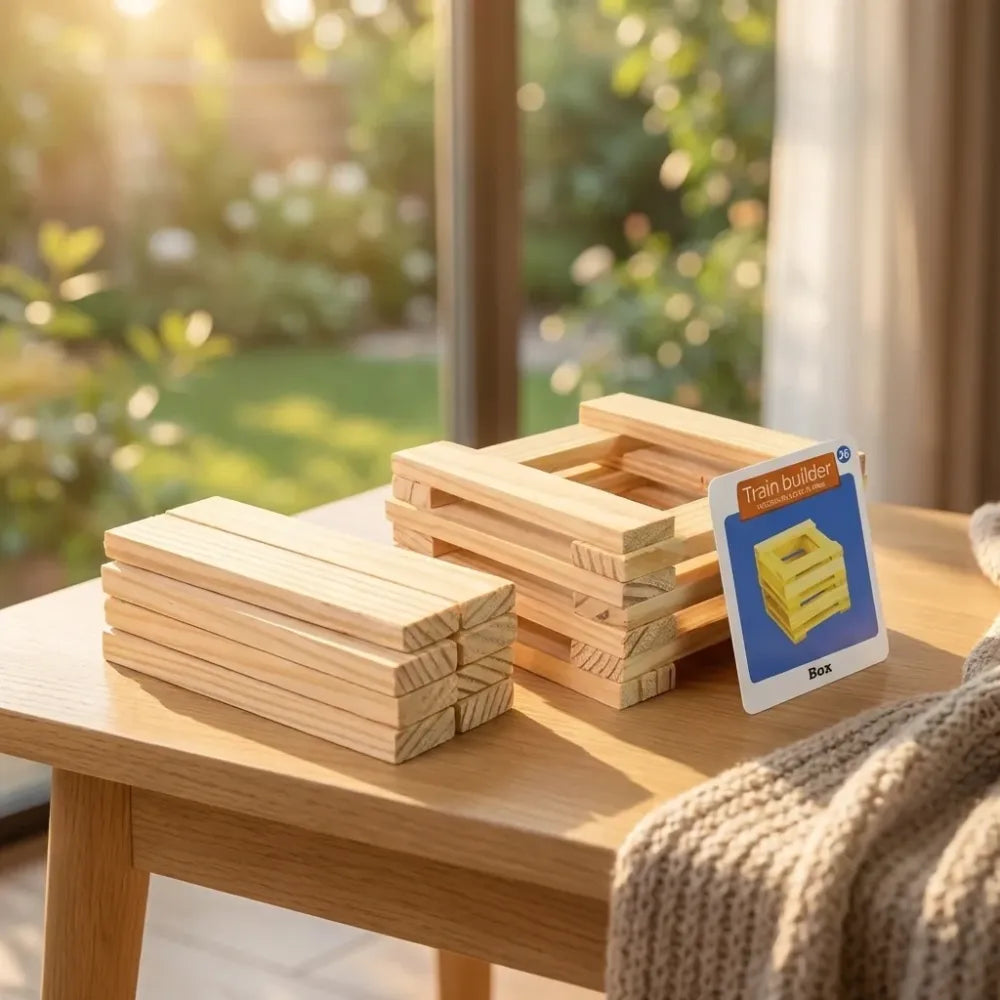 Wooden brain puzzle set - toys