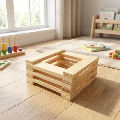 Wooden brain puzzle set - toys