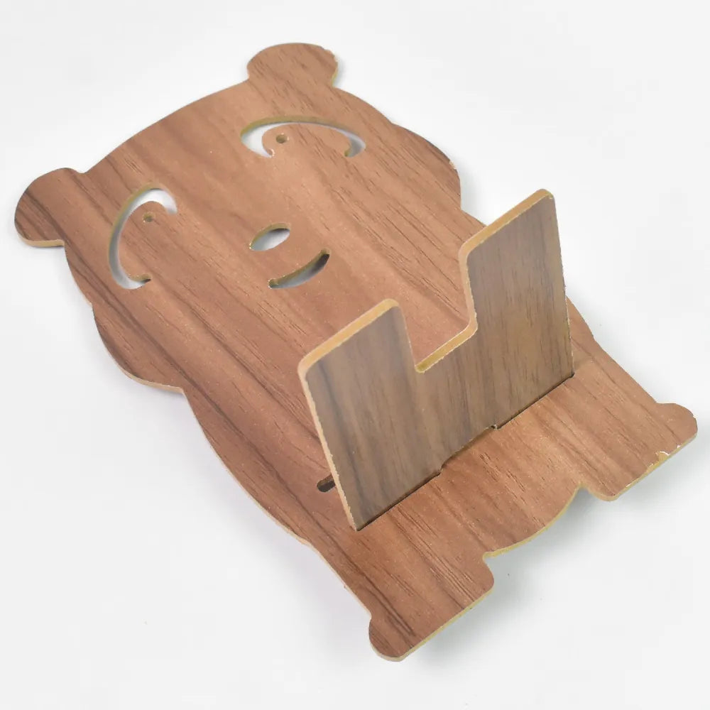 Wooden cartoon shape design mobile stand (1 pc) - electronics